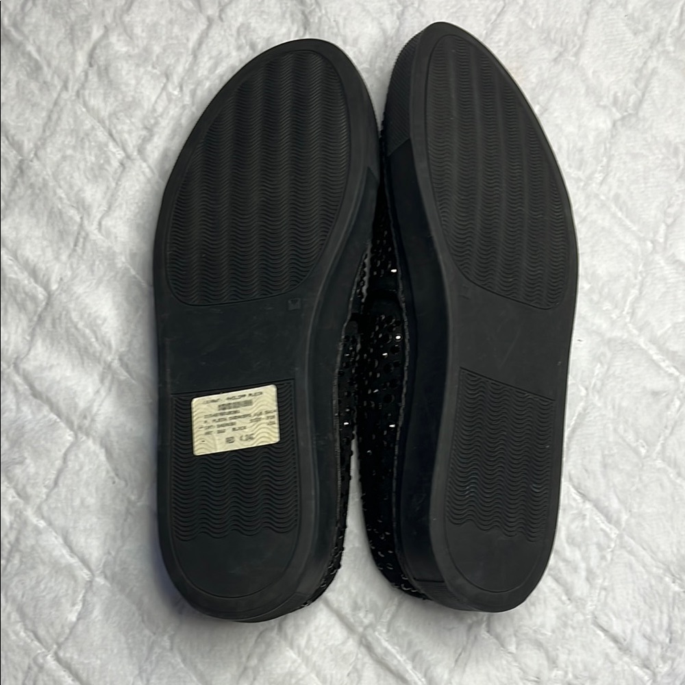 Black Rhinestone Sneakers - Picture 3 of 5